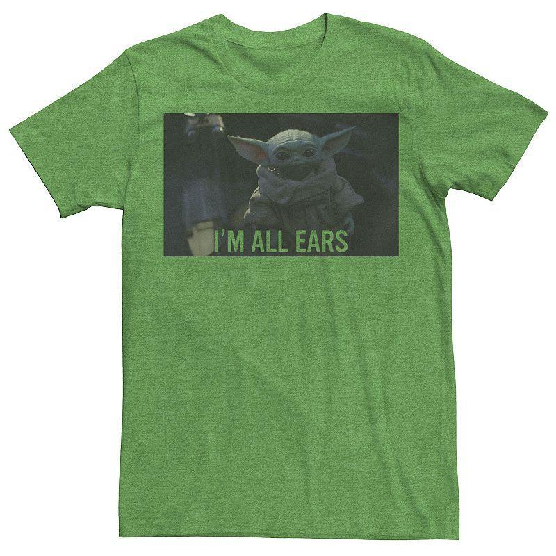 Mens Star Wars The Mandalorian The Child Im All Ears Portrait Tee Product Image