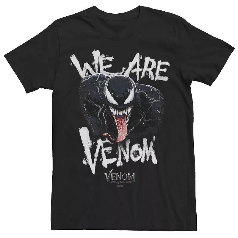 Big & Tall Marvel Venom: Let There Be Carnage We Are Venom Close Up Tee, Mens Product Image