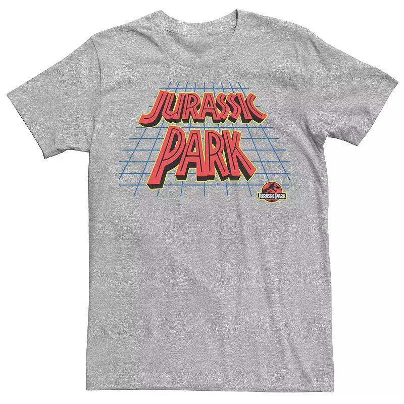 Mens Jurassic Park Tilted Grid Logo Tee Product Image