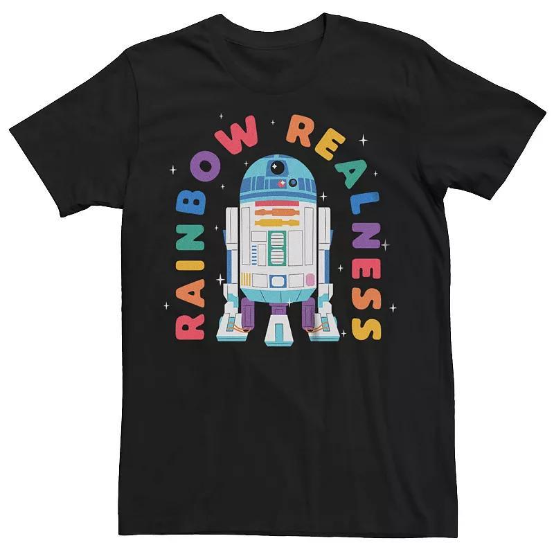 Mens Star Wars Pride R2-D2 Rainbow Realness Graphic Tee Product Image