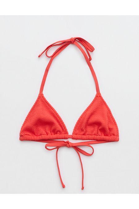 Aerie Crinkle String Triangle Bikini Top Women's Product Image