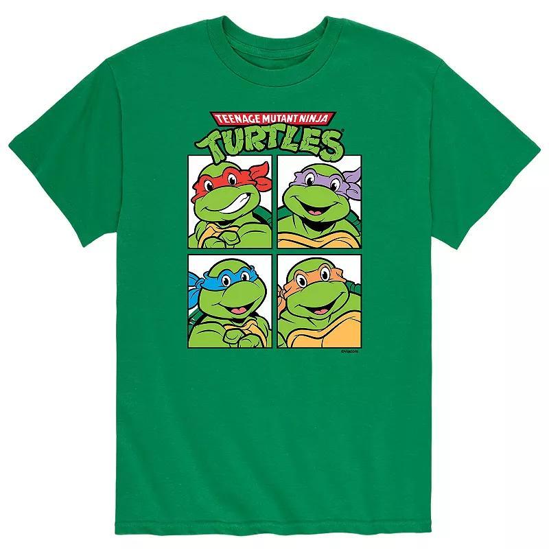 Mens Teenage Mutant Ninja Turtles Group Blocks Tee Product Image