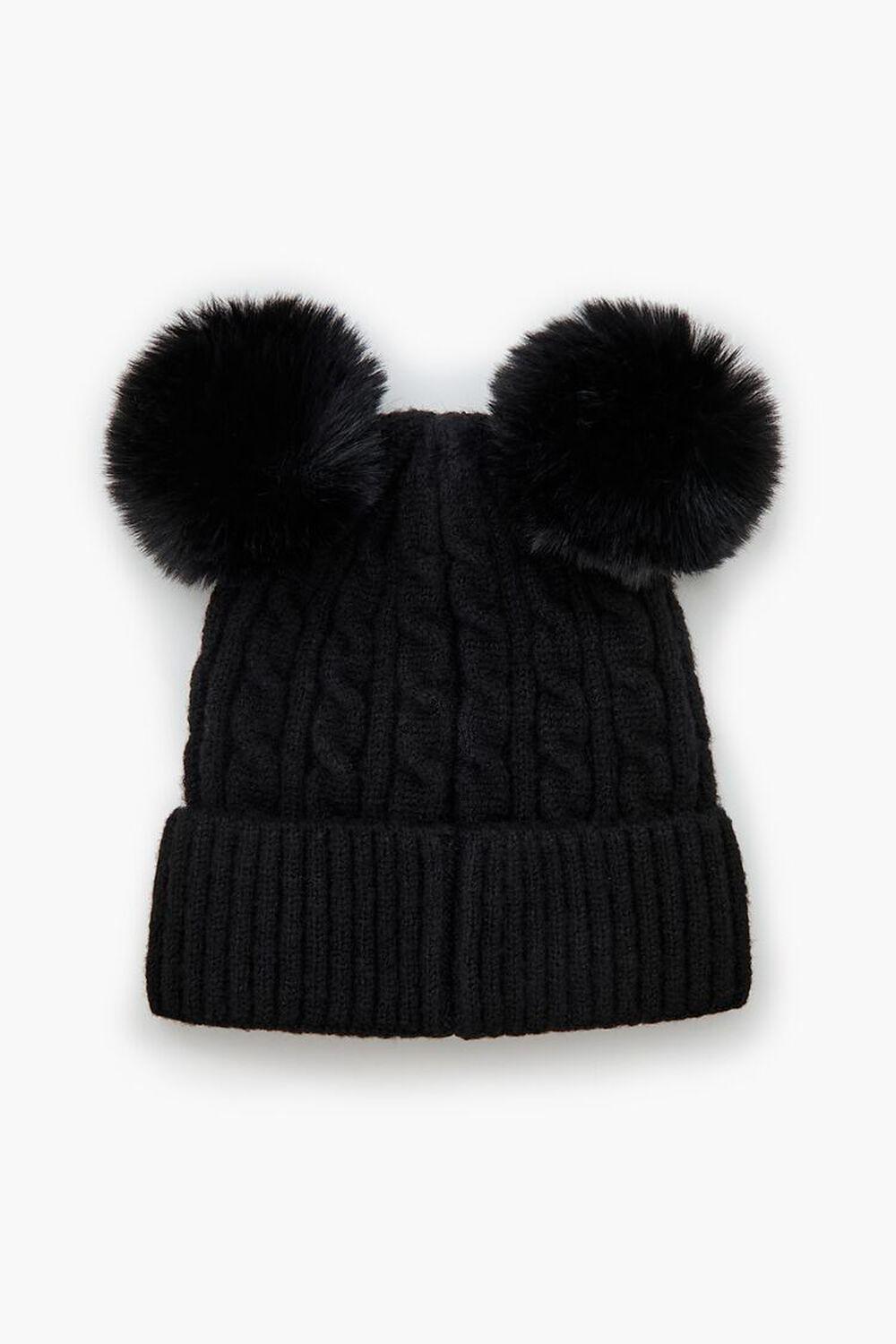 Pom Pom Cable Knit Beanie | Forever 21 Product Image