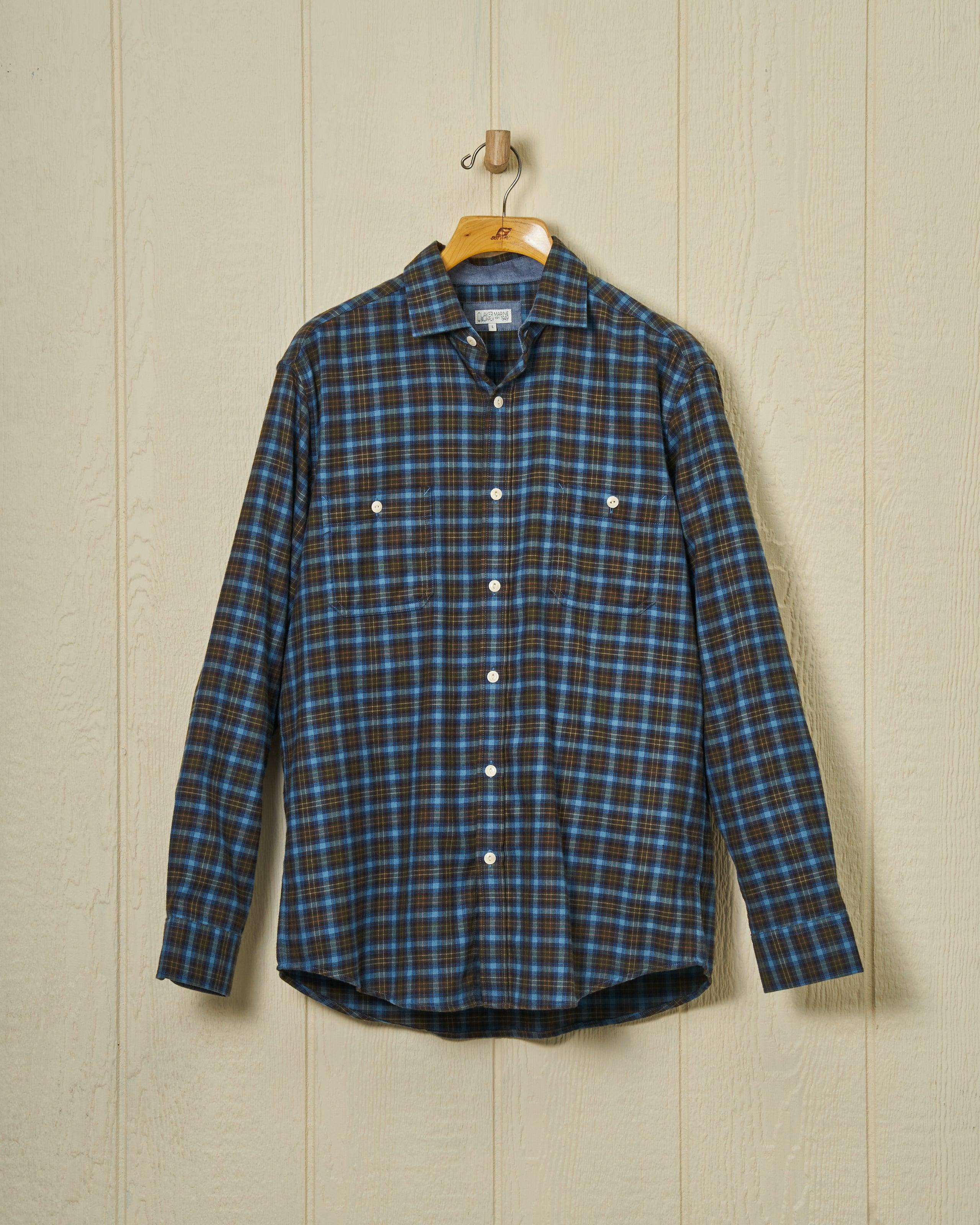 Chore Shirt in Olive/Denim Heather Product Image