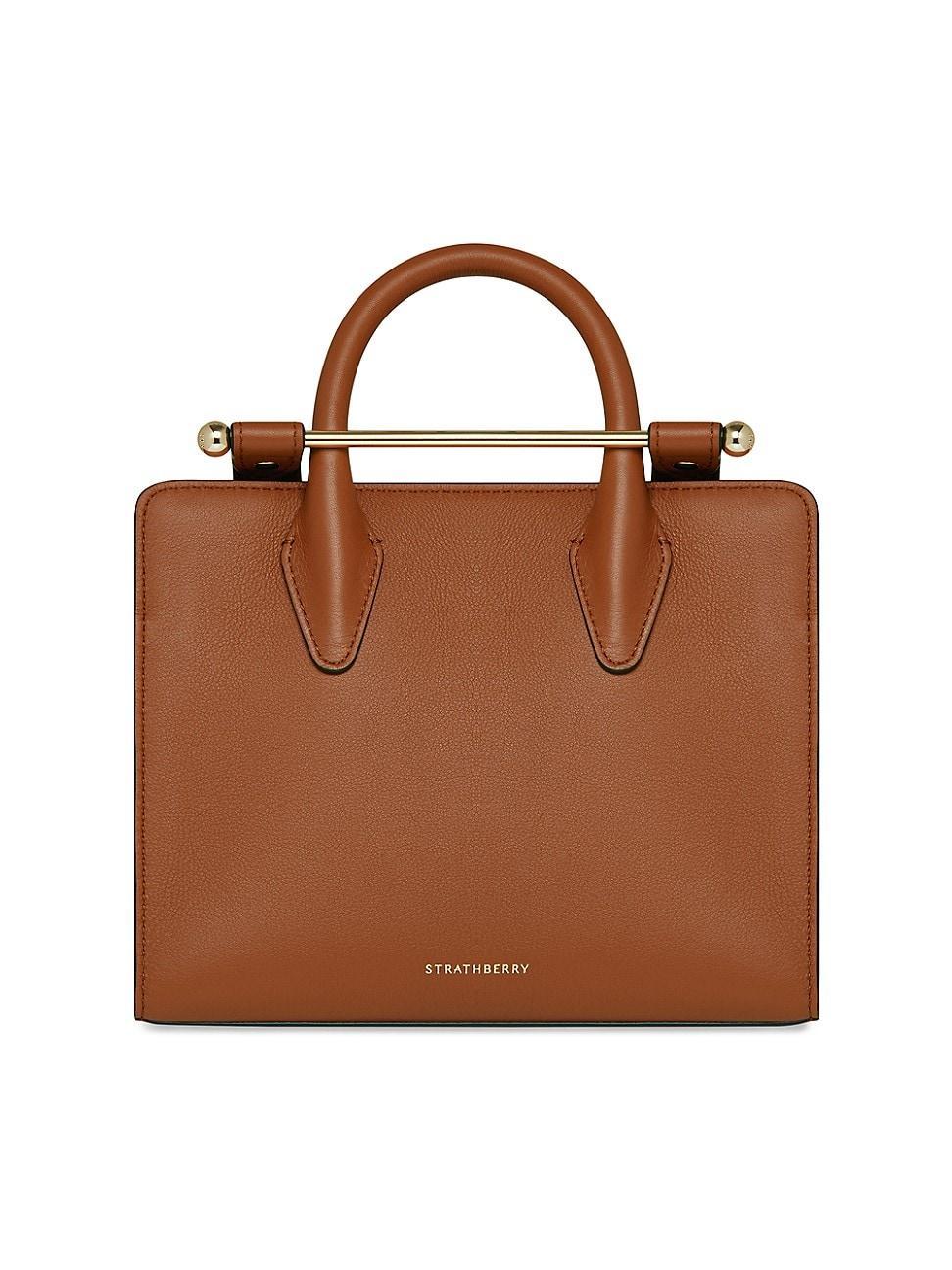 Womens Mini Leather Tote Bag Product Image