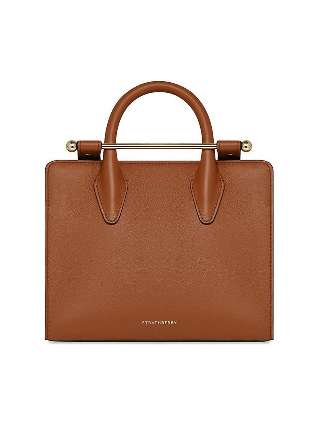 Womens Mini Leather Tote Bag Product Image