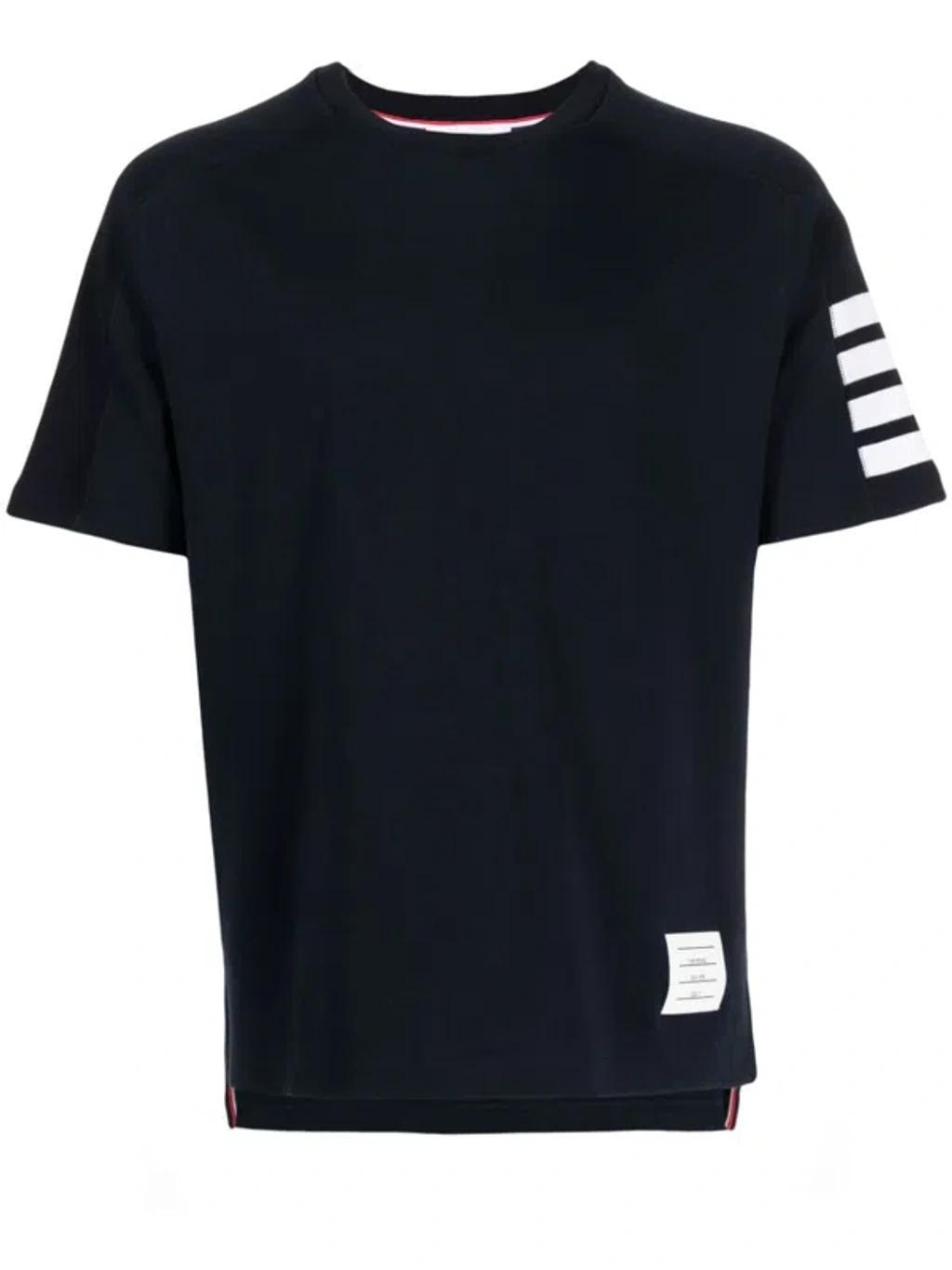 THOM BROWNE T-shirt In Navy Product Image