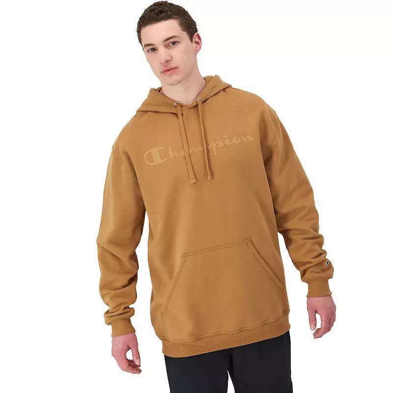 Mens Champion Powerblend Graphic Hoodie Product Image