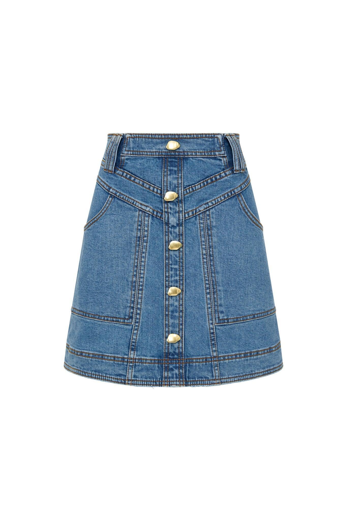 Belmond Denim Mini Skirt Product Image