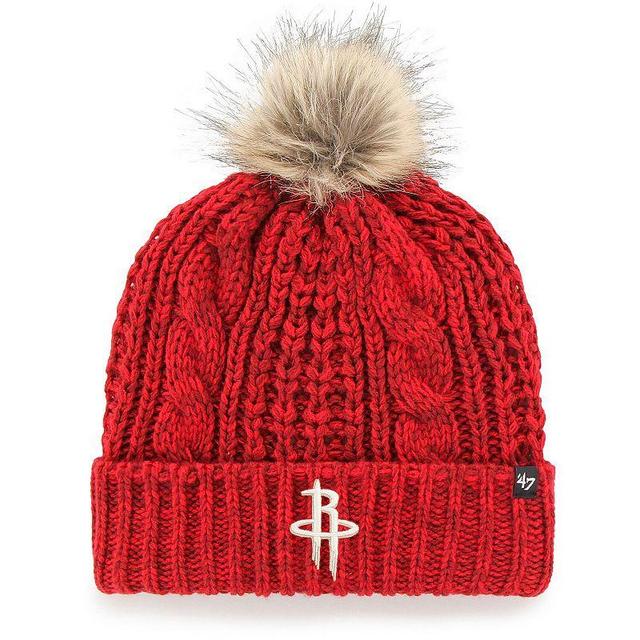 Womens 47 Houston Rockets Meeko Cuffed Knit Hat with Pom Product Image