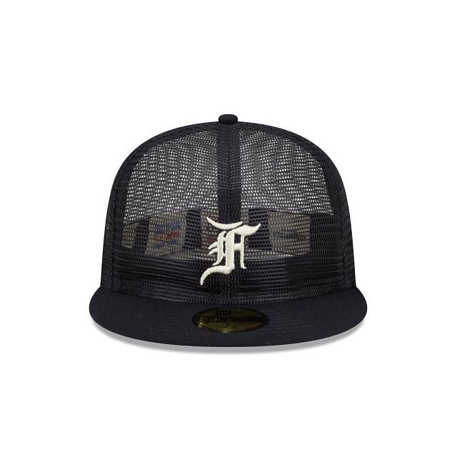 Fear of God Essential Full Mesh Blue 59FIFTY Fitted Hat Male Product Image