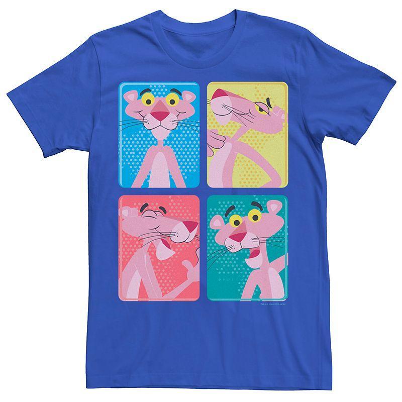 Mens Pink Panther Colorful Panels Tee Product Image