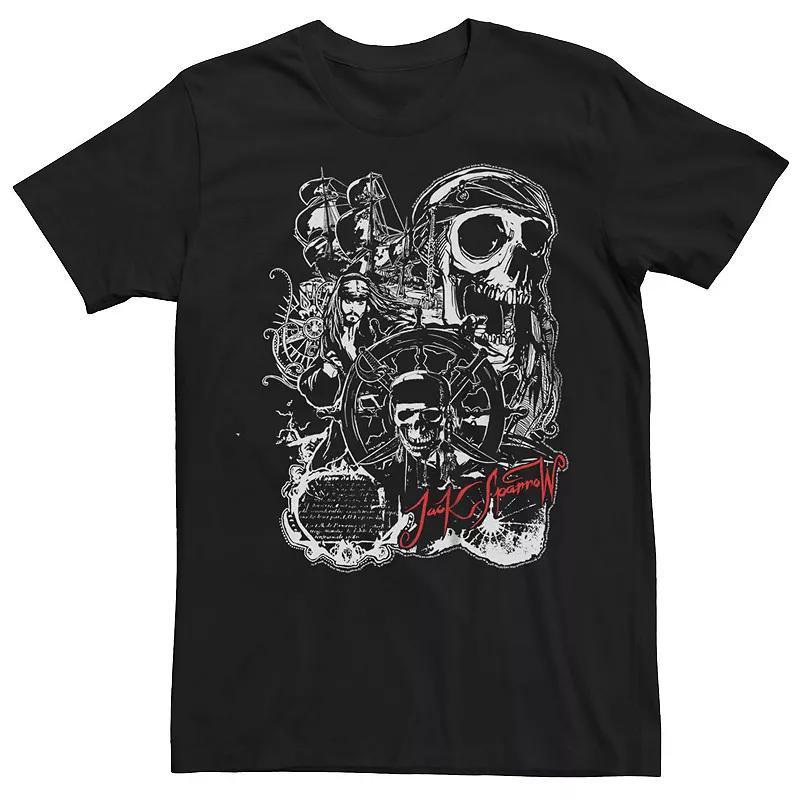 Mens Disneys Pirates Of The Caribbean Pirates Symbols Tee Product Image