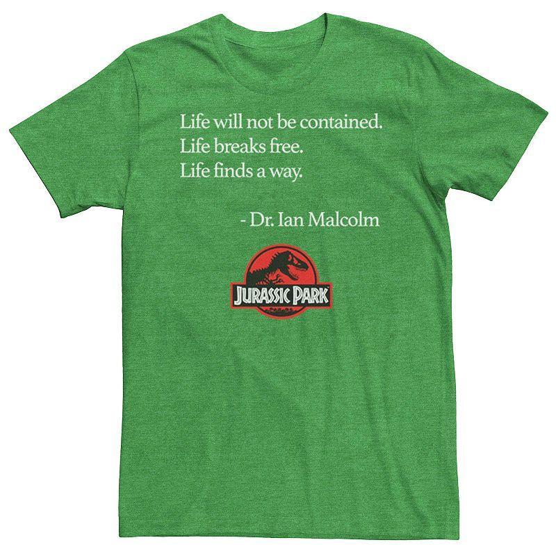 Mens Jurassic Park Life Finds A Way Quote Tee Product Image