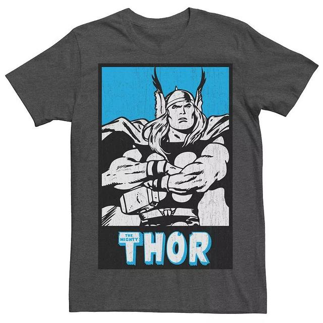 Mens Marvel Comics Retro Thor Tee Grey Heather Product Image