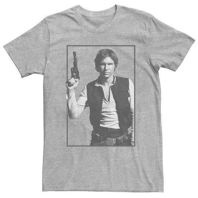 Mens Star Wars Box Solo Graphic Tee Athletic Grey Product Image