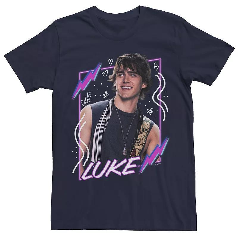 Mens Netflix Julie And The Phantoms Luke Portrait Tee Blue Product Image