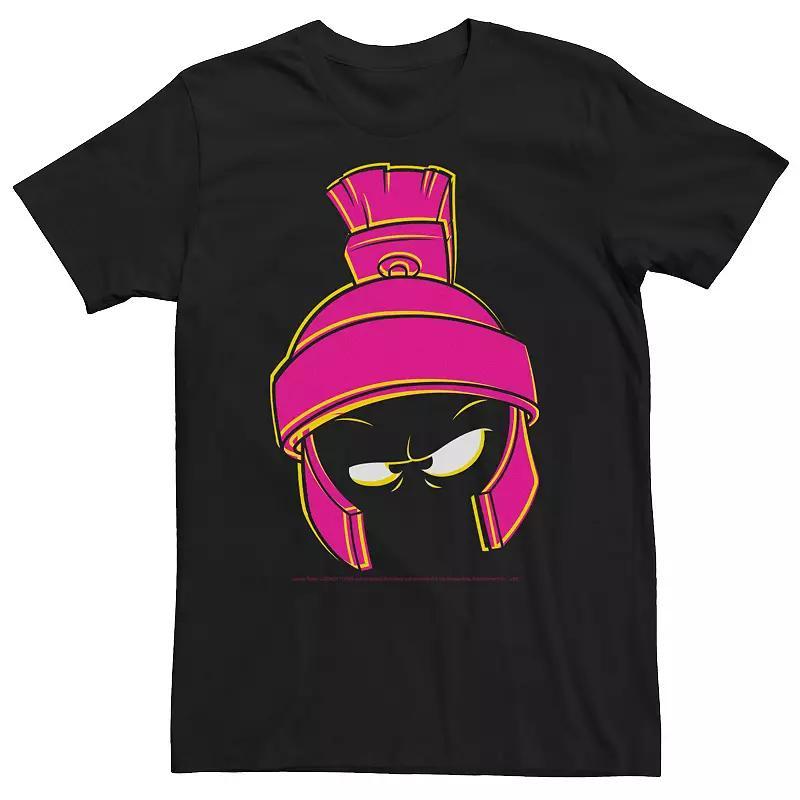 Mens Looney Tunes Marvin The Martian Disgruntled Head Shot Graphic Tee Product Image