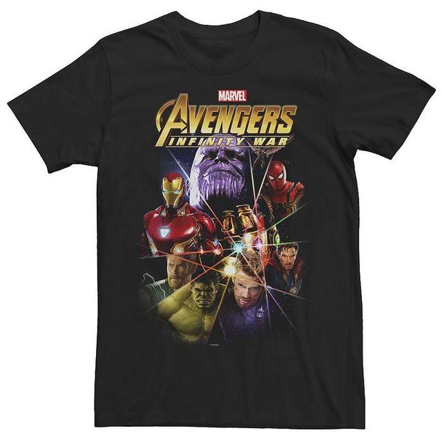 Mens Marvel Avengers: Infinity War Gauntlet Prism Tee Product Image