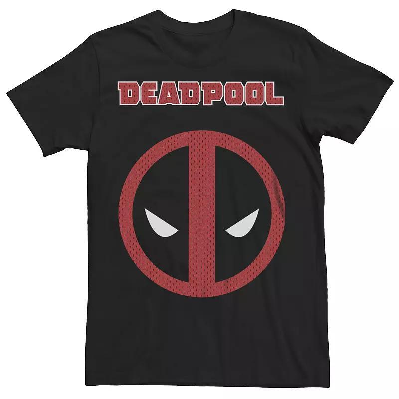 Mens Marvel Comics Retro Deadpool Logo Mesh Graphic Tee Product Image