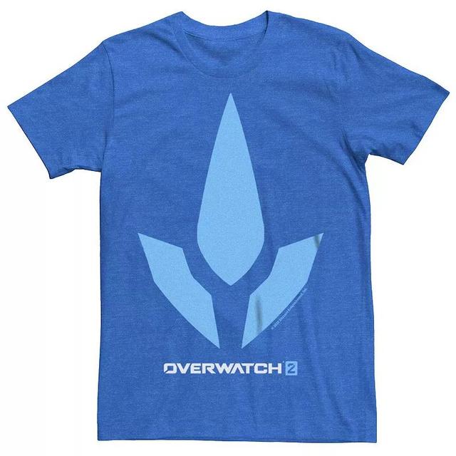 Mens Overwatch 2 Echo Icon Graphic Tee Royal Grey Product Image