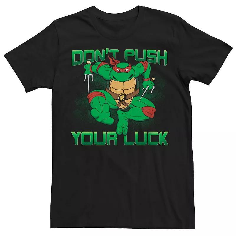 Boys Nickelodeon Teenage Mutant Ninja Turtles Raphael Dont Push Your Luck Plus Tee, Boys Product Image