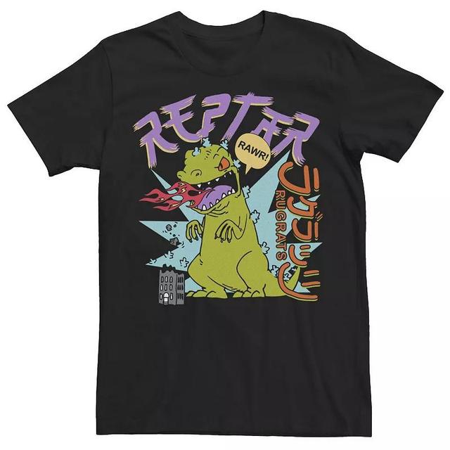 Big & Tall Nickelodeon Rugrats Fire Breathing Reptar Rawr Retro Tee, Mens Product Image