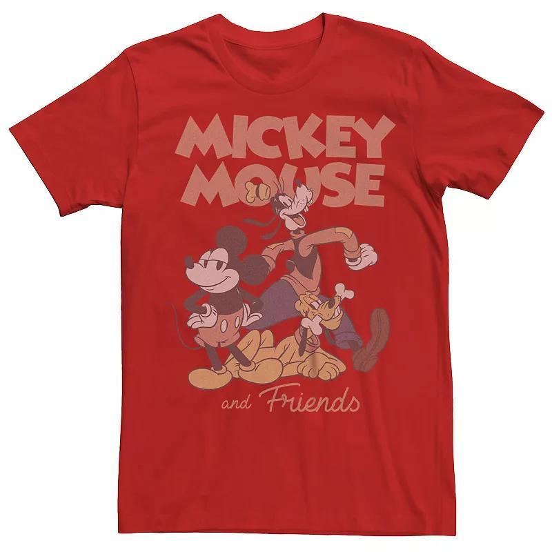 Disneys Mickey Mouse And Friends Funny Trio Mens Graphic Tee Product Image