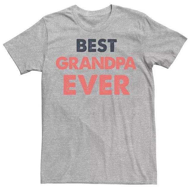 Mens Fifth Sun Best Grandpa Ever Bold Text Tee Athletic Grey Product Image