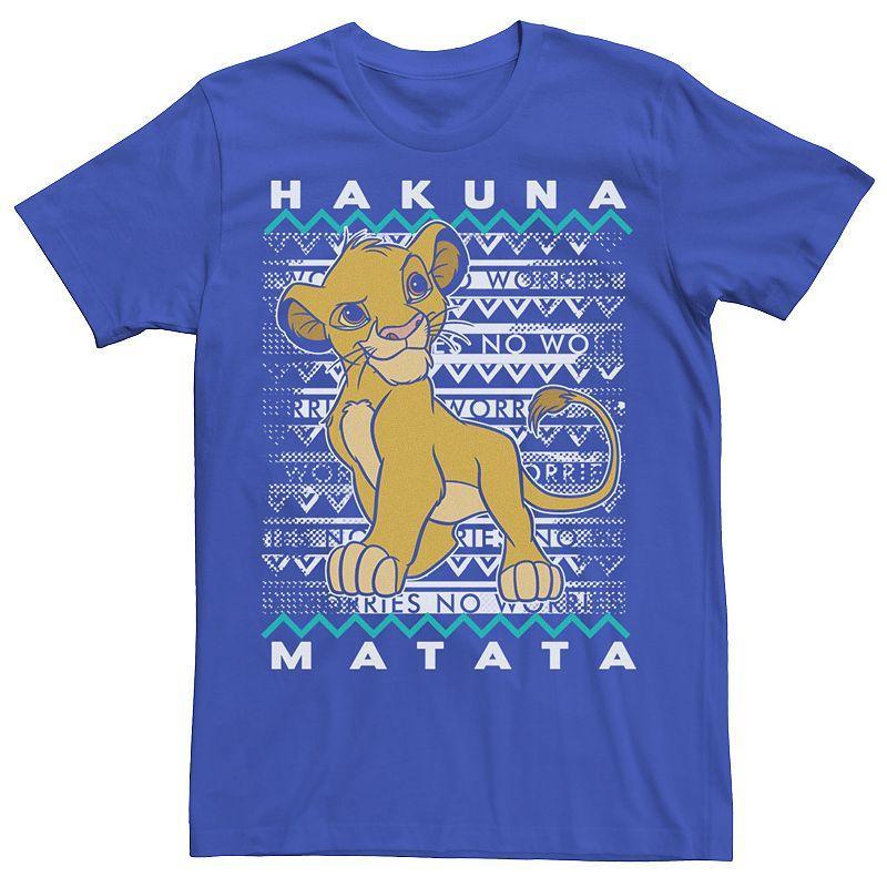 Mens Disneys The Lion King Hakuna Matata Simba Artsy Background Tee Product Image