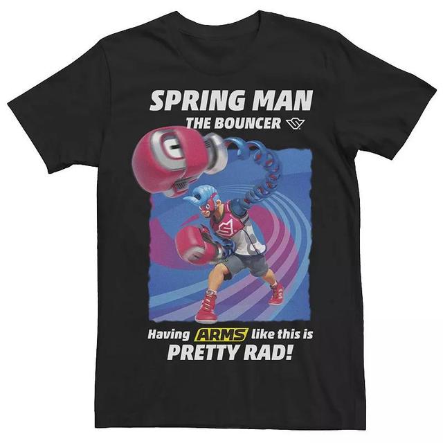 Mens Arms Spring Man The Bouncer Poster Graphic Tee Product Image