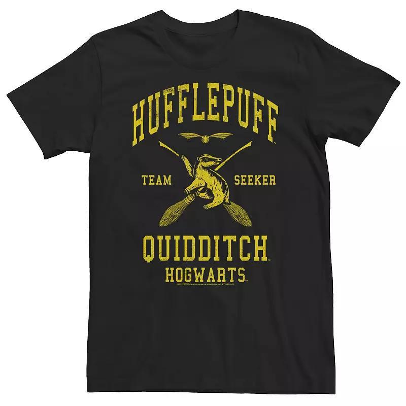 Big & Tall Harry Potter Hufflepuff Quidditch Team Seeker Tee, Mens Product Image