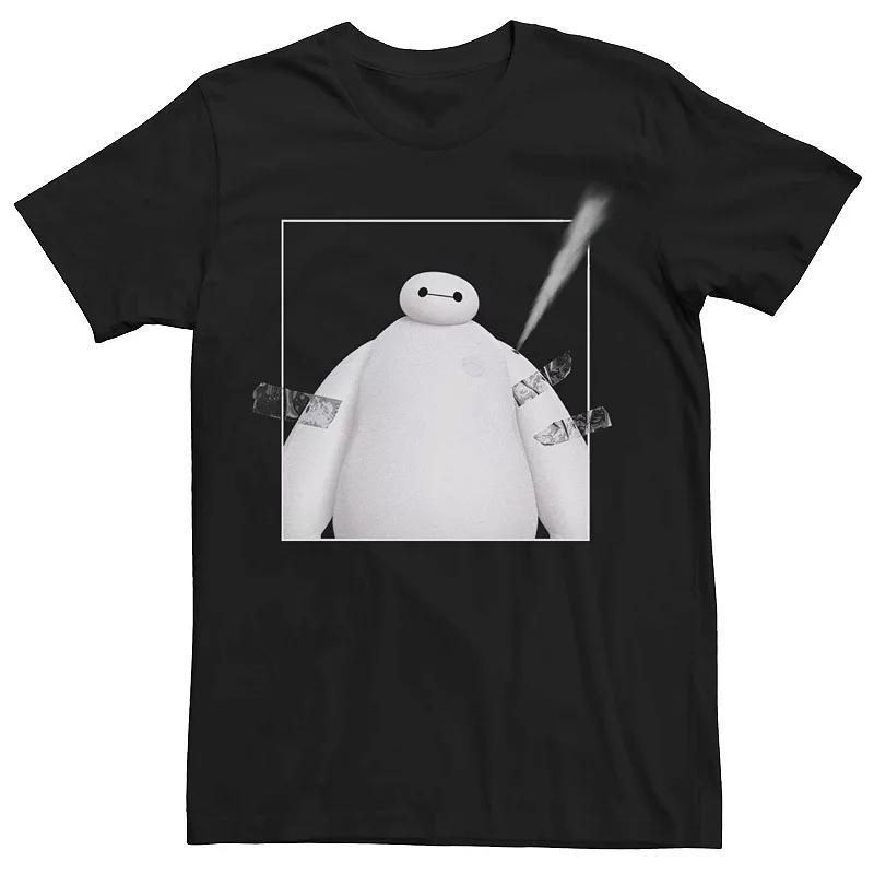 Mens Disney Big Hero 6 Baymax Taped Up Tee Black Product Image