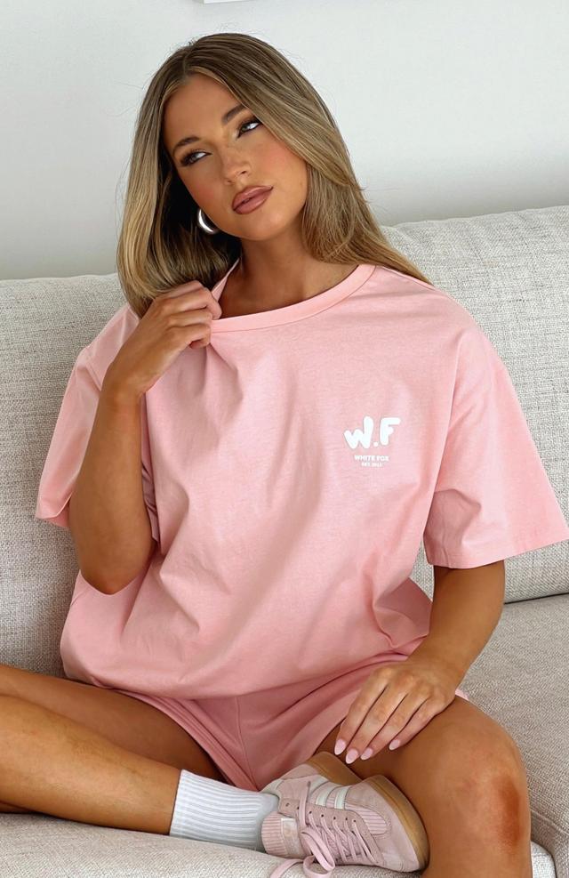 The New Standard Oversized Tee Pink Product Image