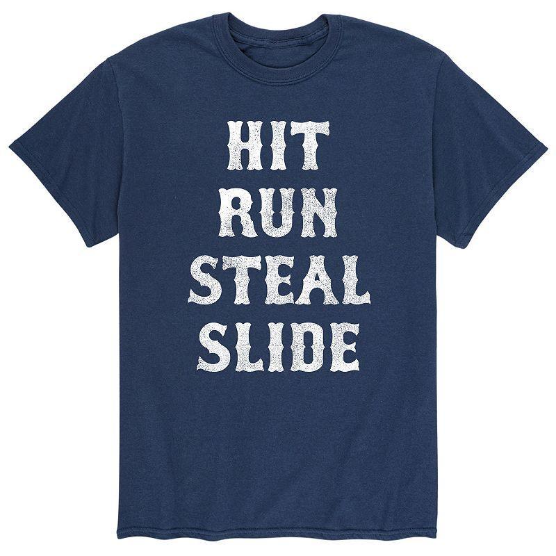 Mens Hit Run Steal Slide Tee Product Image