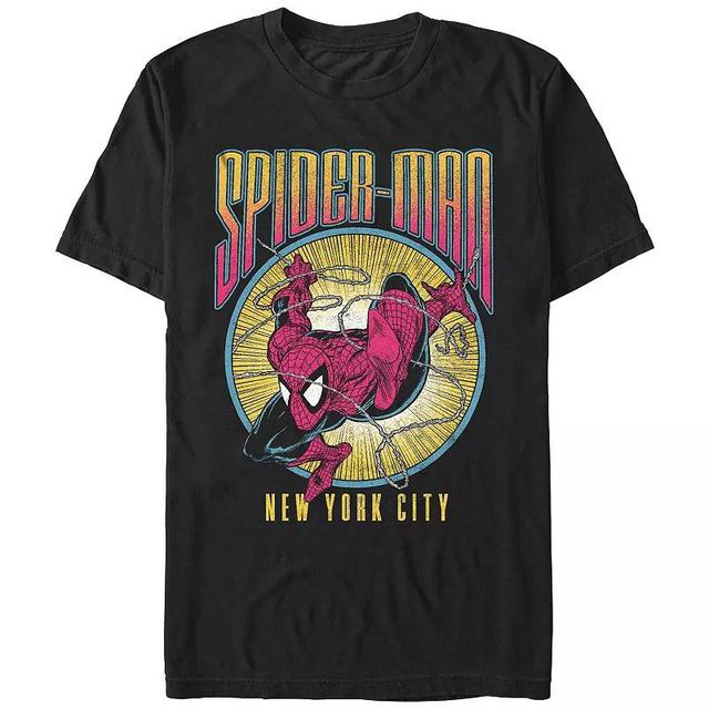 Mens Spider-Man New York City Graphic Tee Product Image