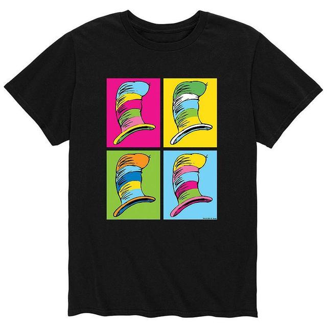 Mens Dr. Seuss Color Blocks Hat Tee Product Image