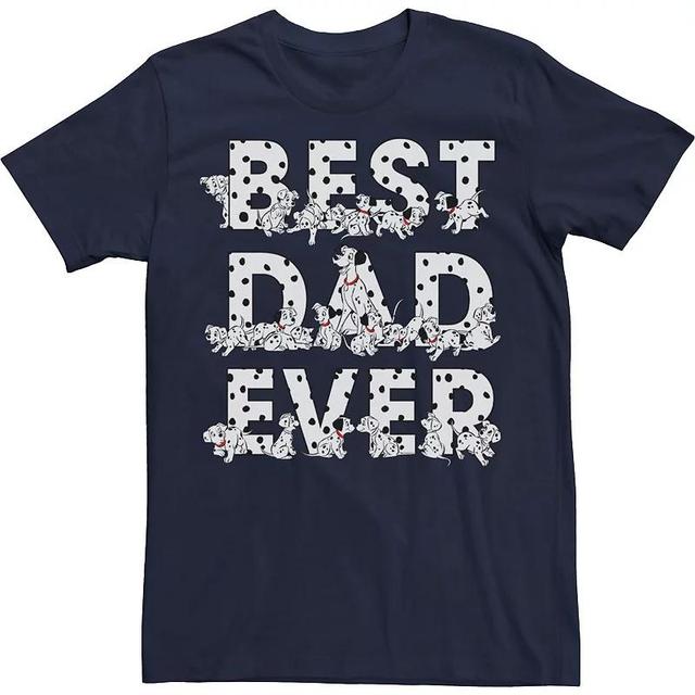 Disneys 101 Dalmatians Best Dad Ever Mens Tee Blue Product Image