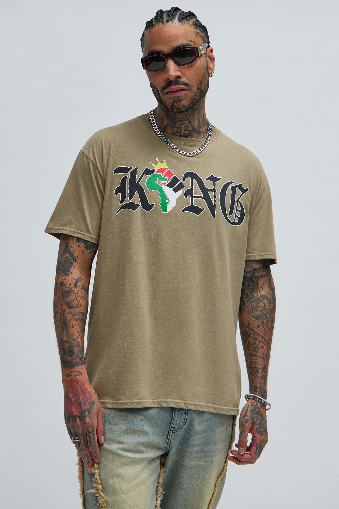 Forever Free King Short Sleeve Tee - Khaki Product Image