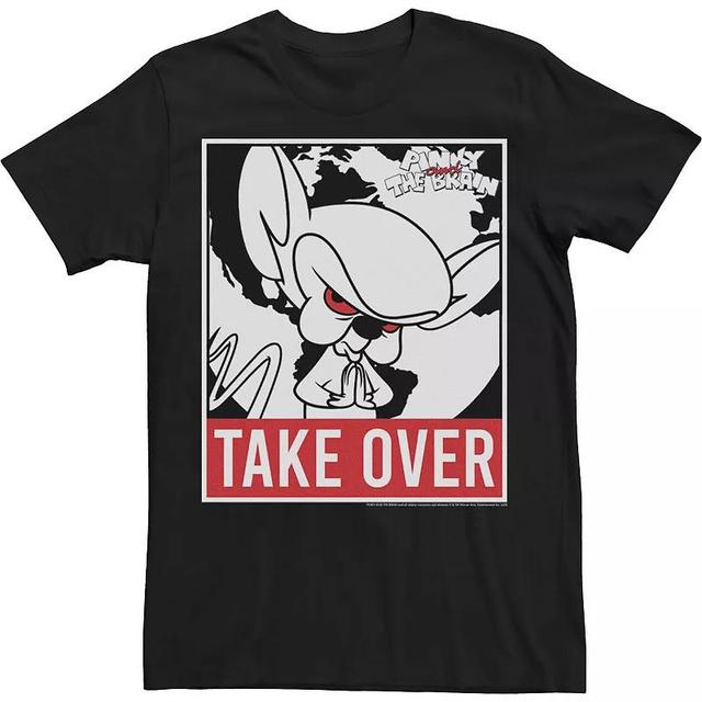 Mens Pinky And The Brain Take Over Poster Tee Product Image