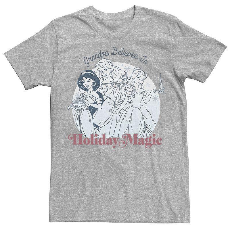 Mens Disney Princesses Grandpa Believes In Magic Tee Product Image