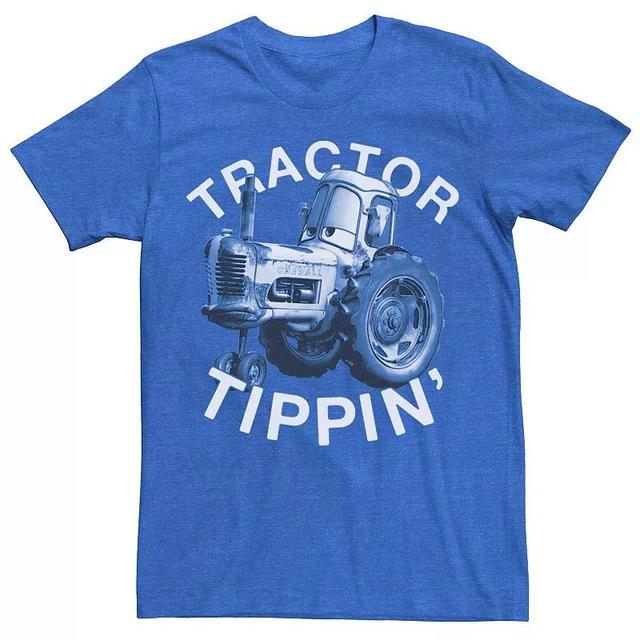 Mens Disney Pixar Cars Tractor Tippin Graphic Tee Royal Grey Product Image