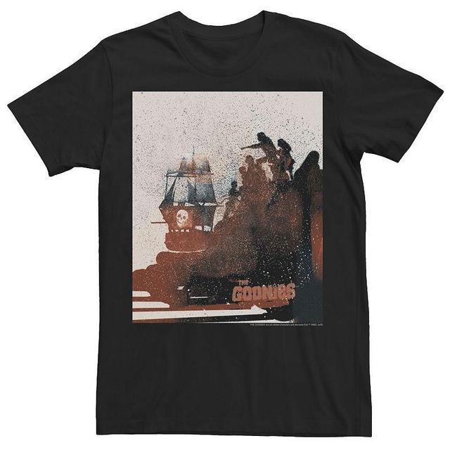 Mens The Goonies Spray Painted Group Shot And Ship Poster Tee Product Image