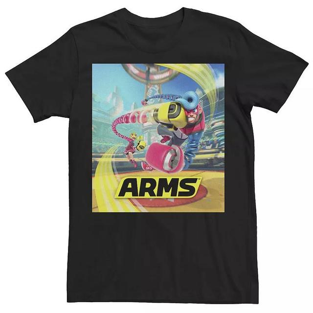 Mens Arms Ribbon Girl Spring Man Battle Poster Graphic Tee Product Image