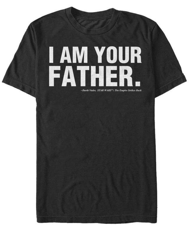 Fifth Sun Mens Star Wars Fathers Day I Am Your Father Text Movie Quote Short Sleeve T-shirt Product Image