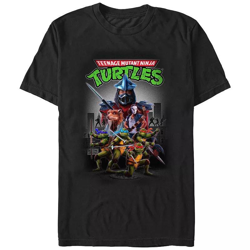 Mens Teenage Mutant Ninja Turtles Good And Evil Poster Graphic Tee Product Image