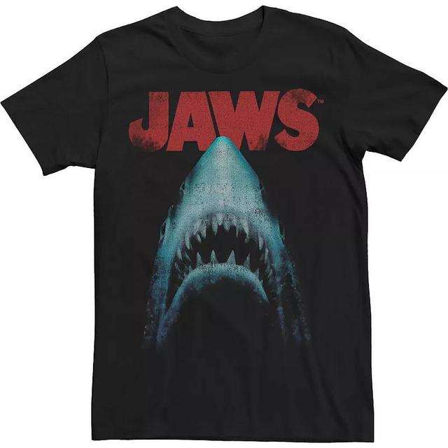 Big & Tall Jaws Poster Animal Tee, Mens Product Image