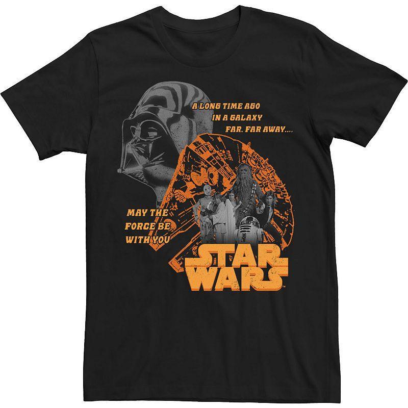 Mens Star Wars Halloween Darth Vader Millennium Falcon Tee Product Image