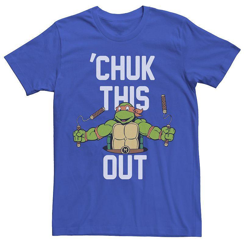 Mens Ninja Turtles Chuk This Out Michelangelo Short Sleeve Tee Product Image