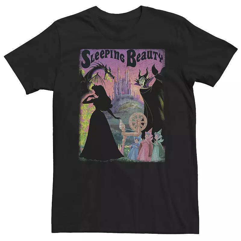 Big & Tall Disney Sleeping Beauty Aurora Maleficent Poster Tee, Mens Product Image